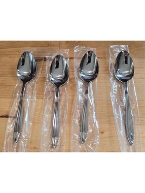Reed & Barton Elise Set of 4 Tablespoon Stainless Flatware KOREA H6217 NOS